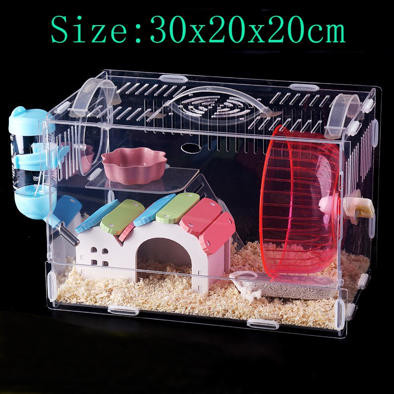 Hamster fyra årstider avel inkubator marsvin bur överdimensionerade villa hamster baby boet
