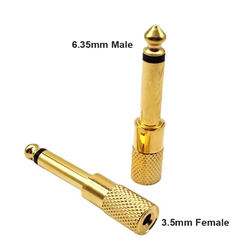 Jack Audio da 3,5 mm 6,35 mm da 6,5 maschio a 3,5 femmina / Jack maschio da 3,5 a 6,35 femmina Adattatore connettore femmina maschio Elettronica di consumo