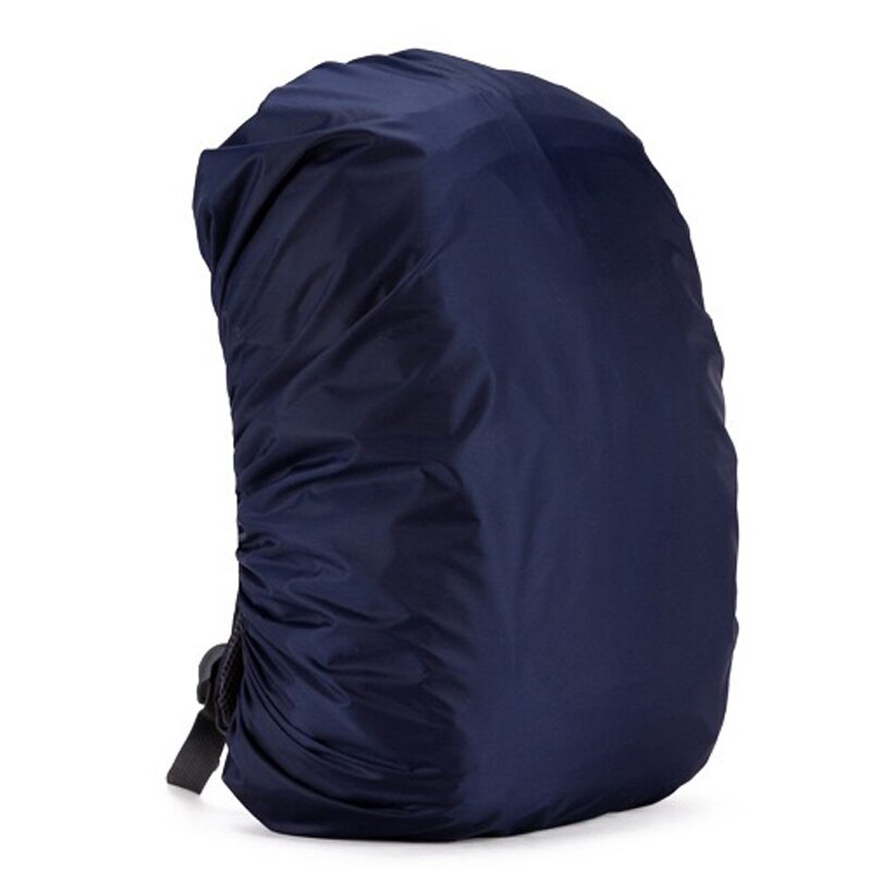 Regen Bag abdeckung Wasserdicht Rucksack 30L-50L Leichte Outdoor Klettern Wandern Reise Werkzeuge Zubehör Staubabdeckungen: Dark blue / S-35L