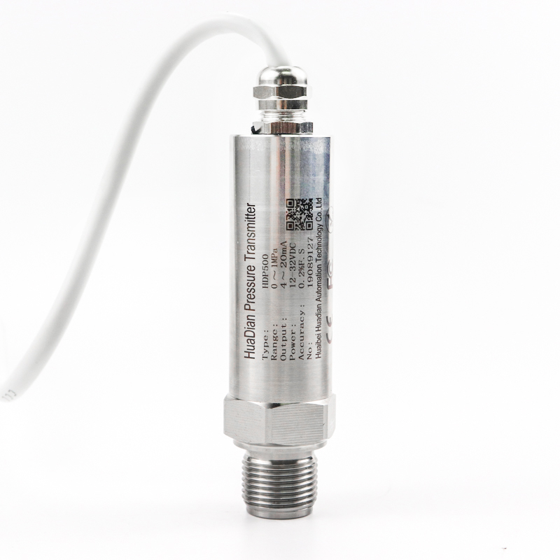 Water Pipe Silicon Pressure Transmitter Pressure Transducer 4-20mA output M20*1.5 thread 2m cable