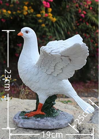Witte Duif Decoratie Huis Decoraties Voor De Kamer Tuin Decoratieve Beelden Hars Sculpturen En Beeldjes Duif Ornamenten: plum