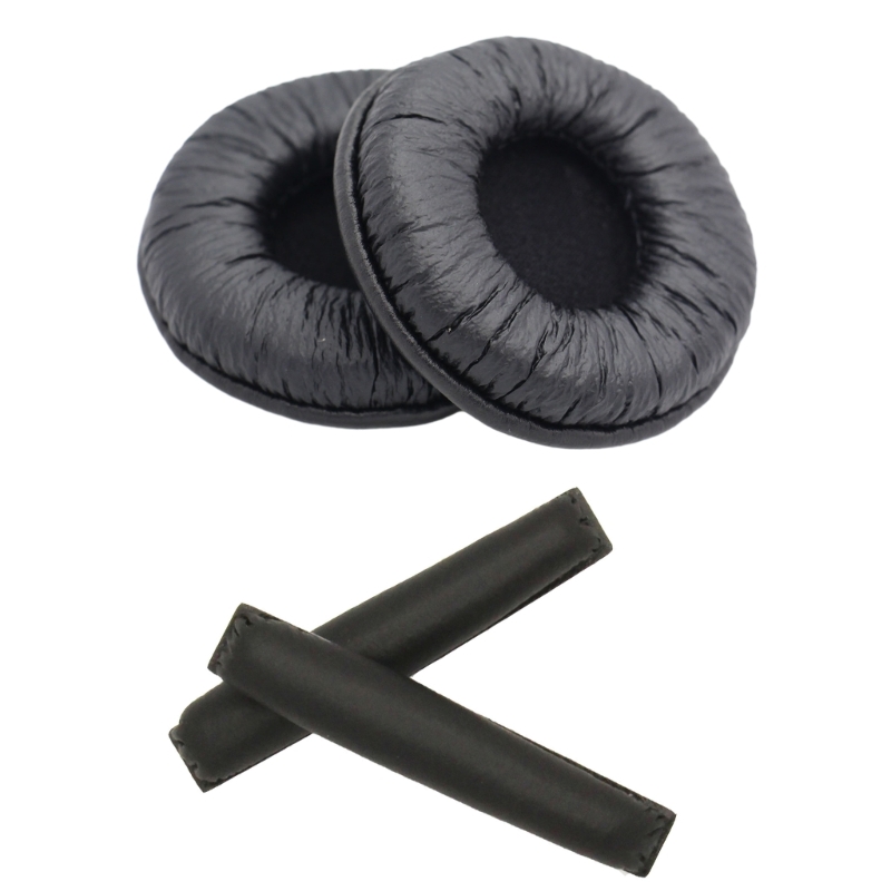 Replacement Leather Earpads Headband For Sennheiser HPX100 PX200 PMX200 PXC300 PX80 PX100-II PX200-II Headphone Ear Pads Cushion: CORAL