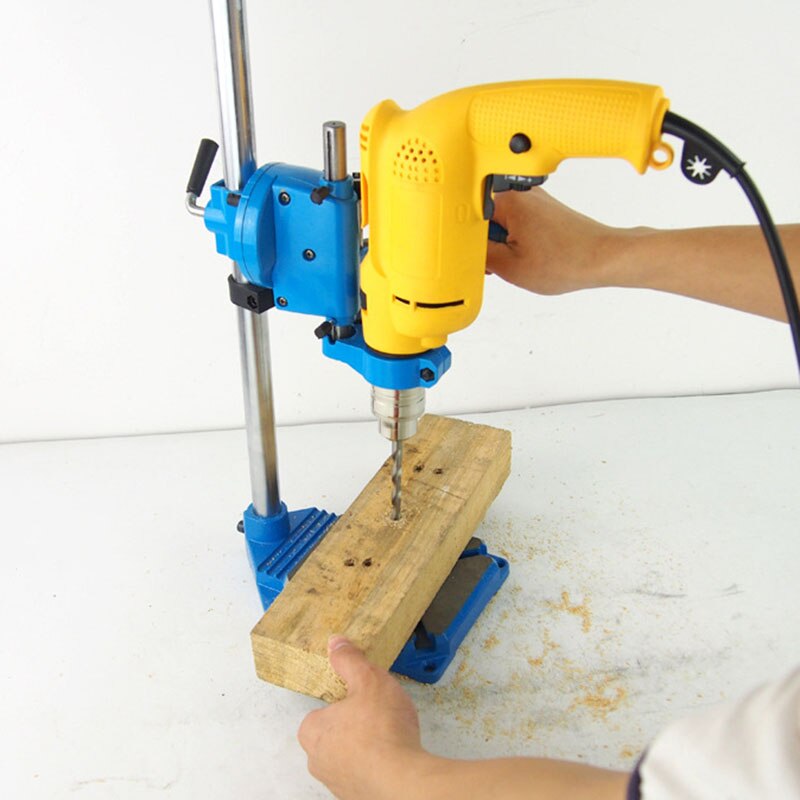 Drill Press Stand bench for Electric power Drill iron base Workbench Clamp for Drilling Collet 38 43mm 90 degrees
