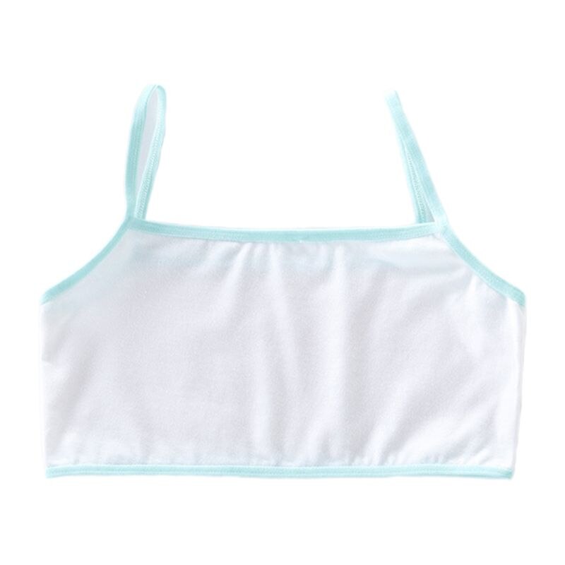 Pubertet piger sport træning bh åndbart undertøj wire gratis cami crop top