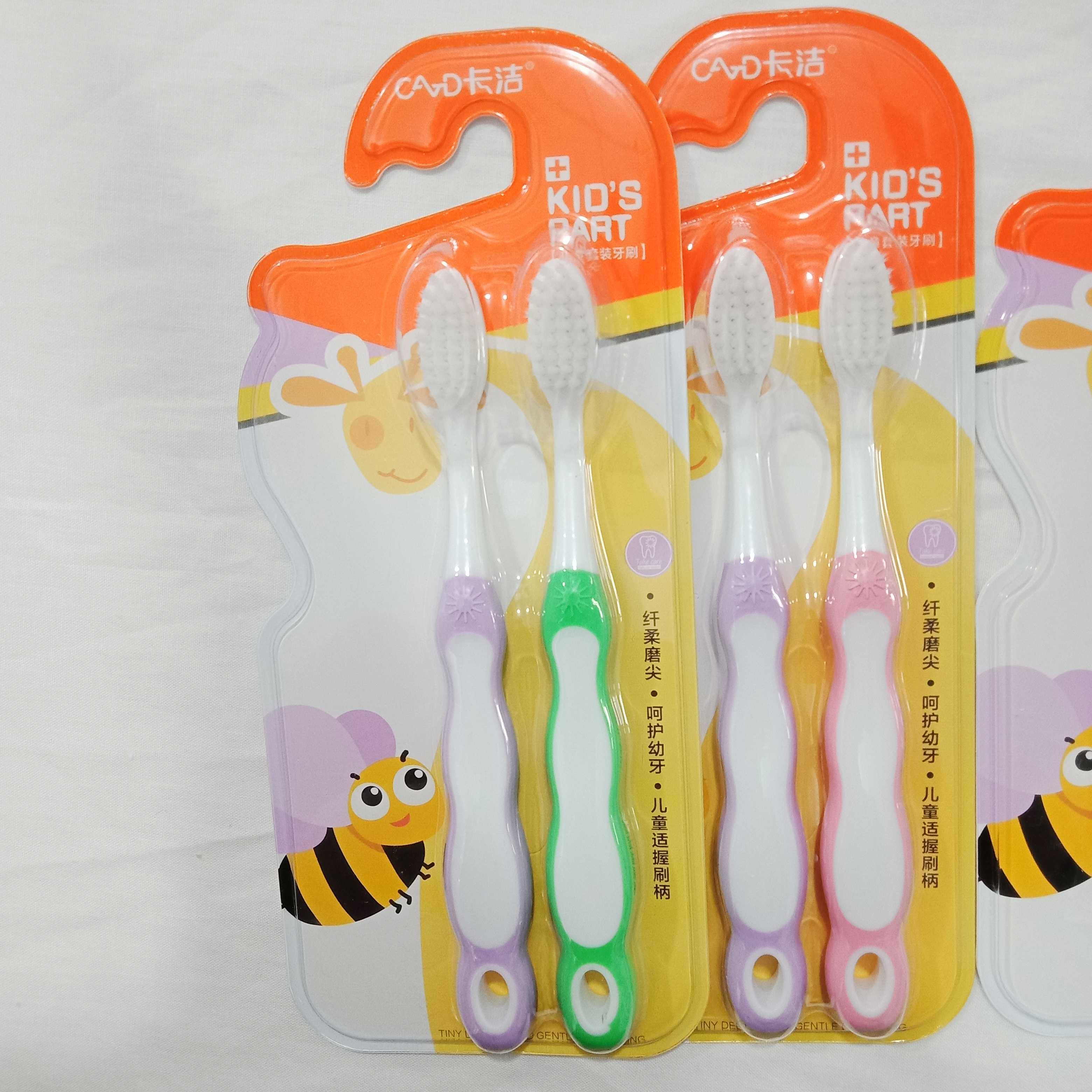 Escovas de dentes macias extra para crianças 2 pces