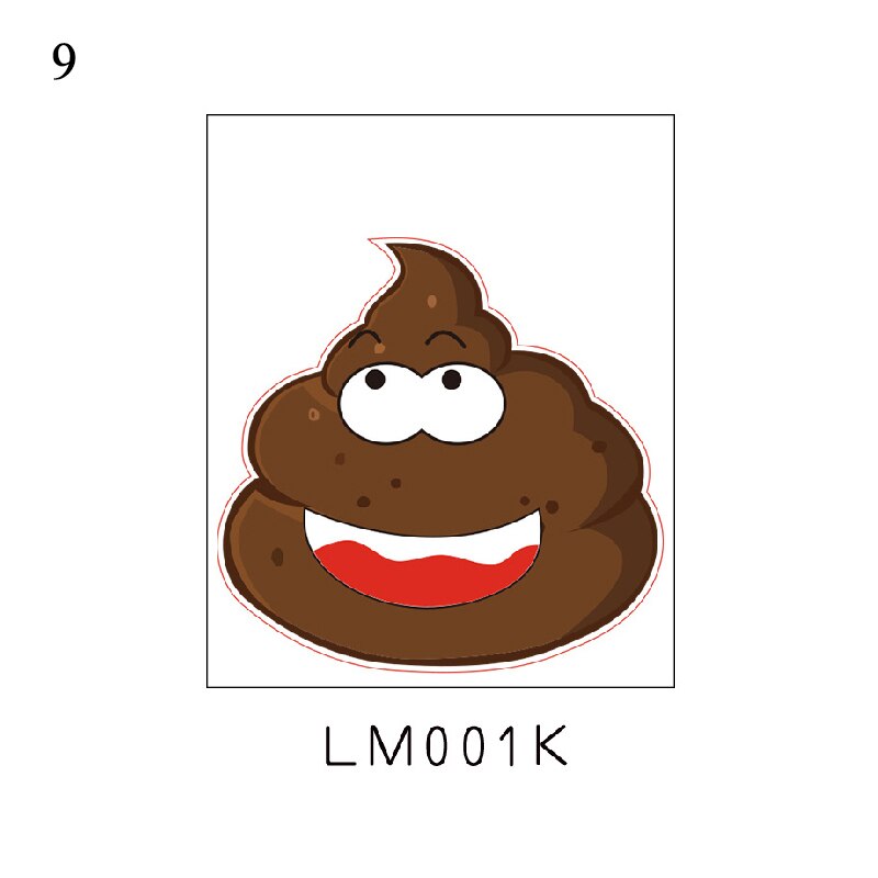 Kreative Wc Aufkleber PVC Umweltfreundliche Schlecht Aufkleber Auf sterben Wc Deckel Wasserdichte Poo Heimat Dekoration Poster WC Aufkleber: LM001K