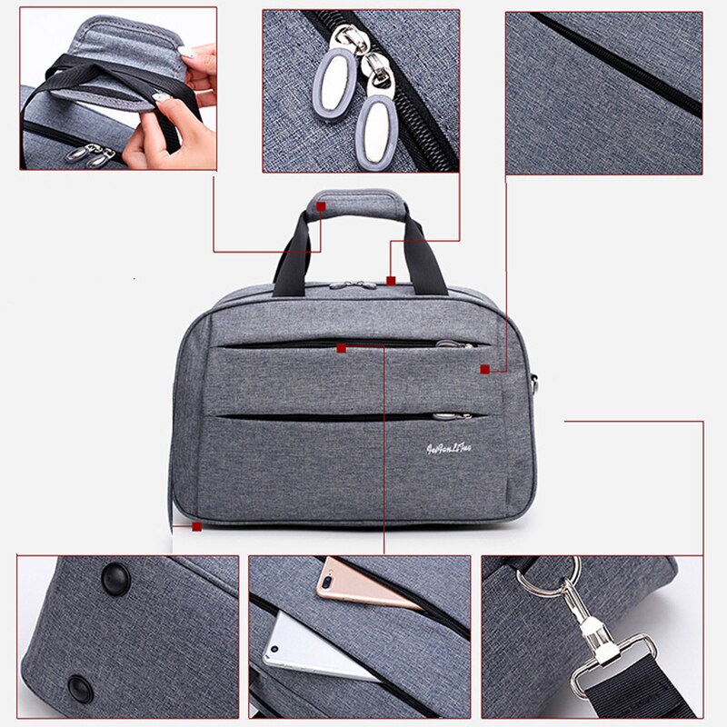 Large Capacity Men travel bag Nylon waterproof travel luggage bag outdoor shoulder Duffle bag leisure sports package