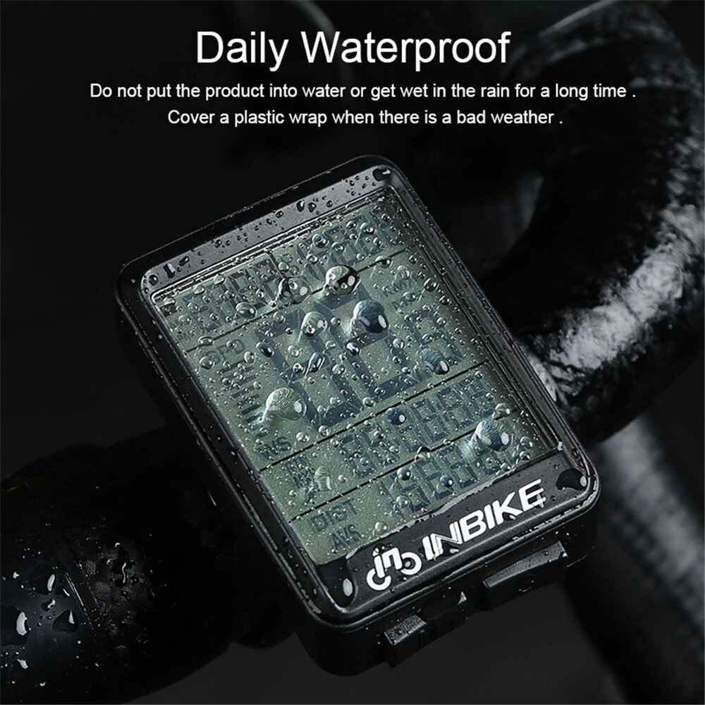 Waterproof Bicycle Computer Wireless And Wired MTB Bike Cycling Odometer Stopwatch Speedometer Watch LED Digital Rate