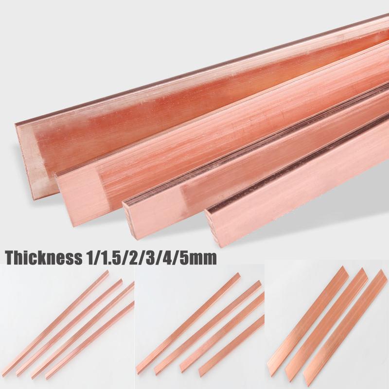 Anode en cuivre pur 1 pièce, bandes d&#39;électrodes en cuivre de haute pureté 99%, feuille de cuivre pur pour le placage du cuivre et la galvanoplastie du cuivre