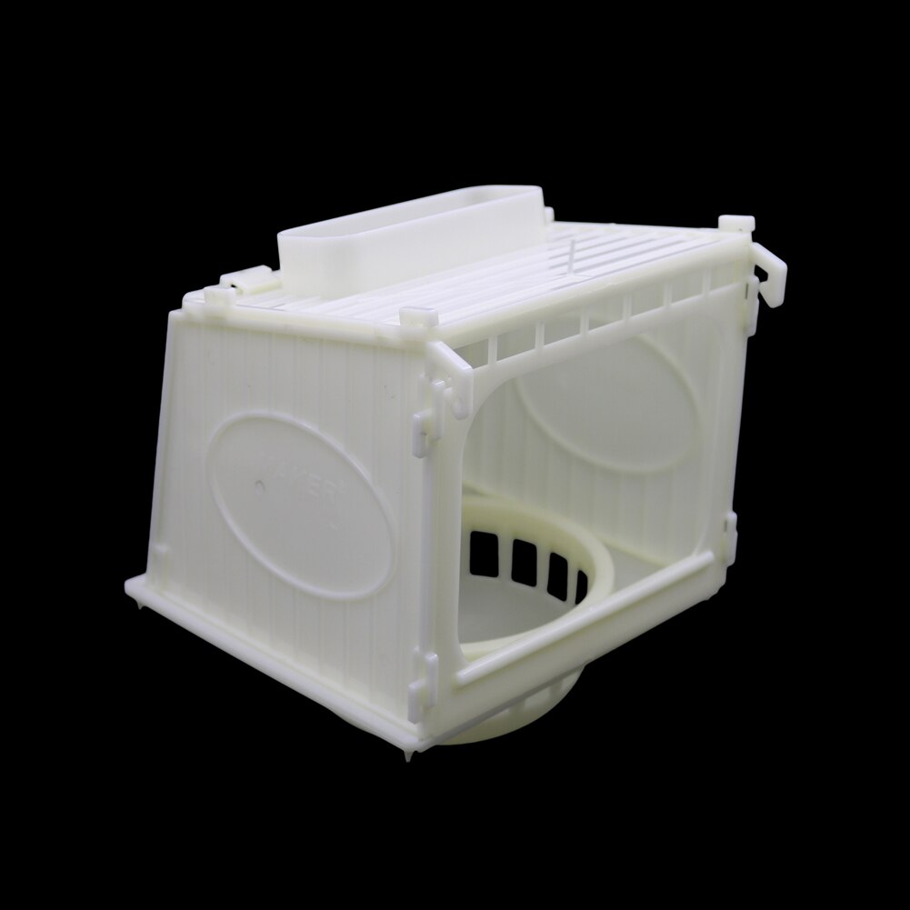 Bird Cage Bird House Parrot Cage White Plastic Pet Bird's Nest Removable 1 Pc