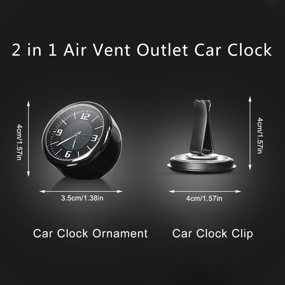 Mini Universal Car Clock Auto Clock Dashboard Digital Watch Mechanics Quartz Clocks Auto Ornament Clock Car Accessories