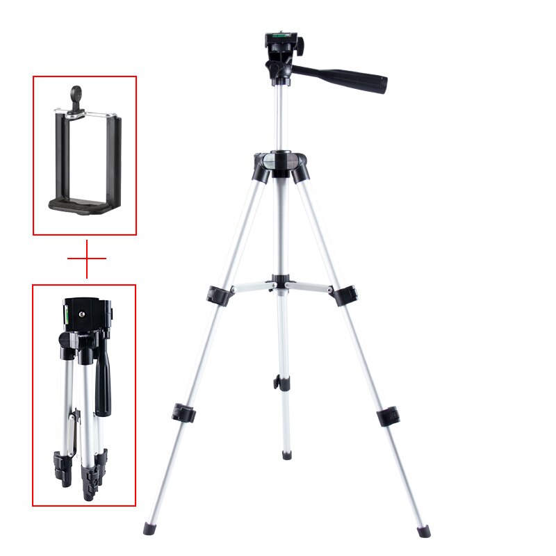 36-100 cm Universal Adjustable Tripod Stand Mount Holder Clip Set For Cell Phone Camera for iPhone XR XS for Samsung S10 S10E