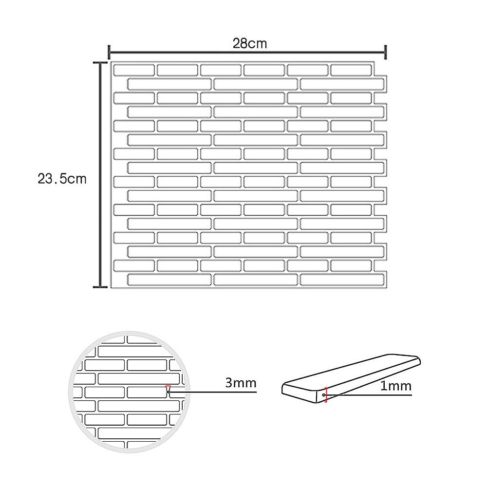 yazi 5 Sheets Peel and Stick Backsplash Tiles for Wall Kitchen 3d Mosaic Tiles Wallpaper Adhesives Mosaic Wall Sticker Paper