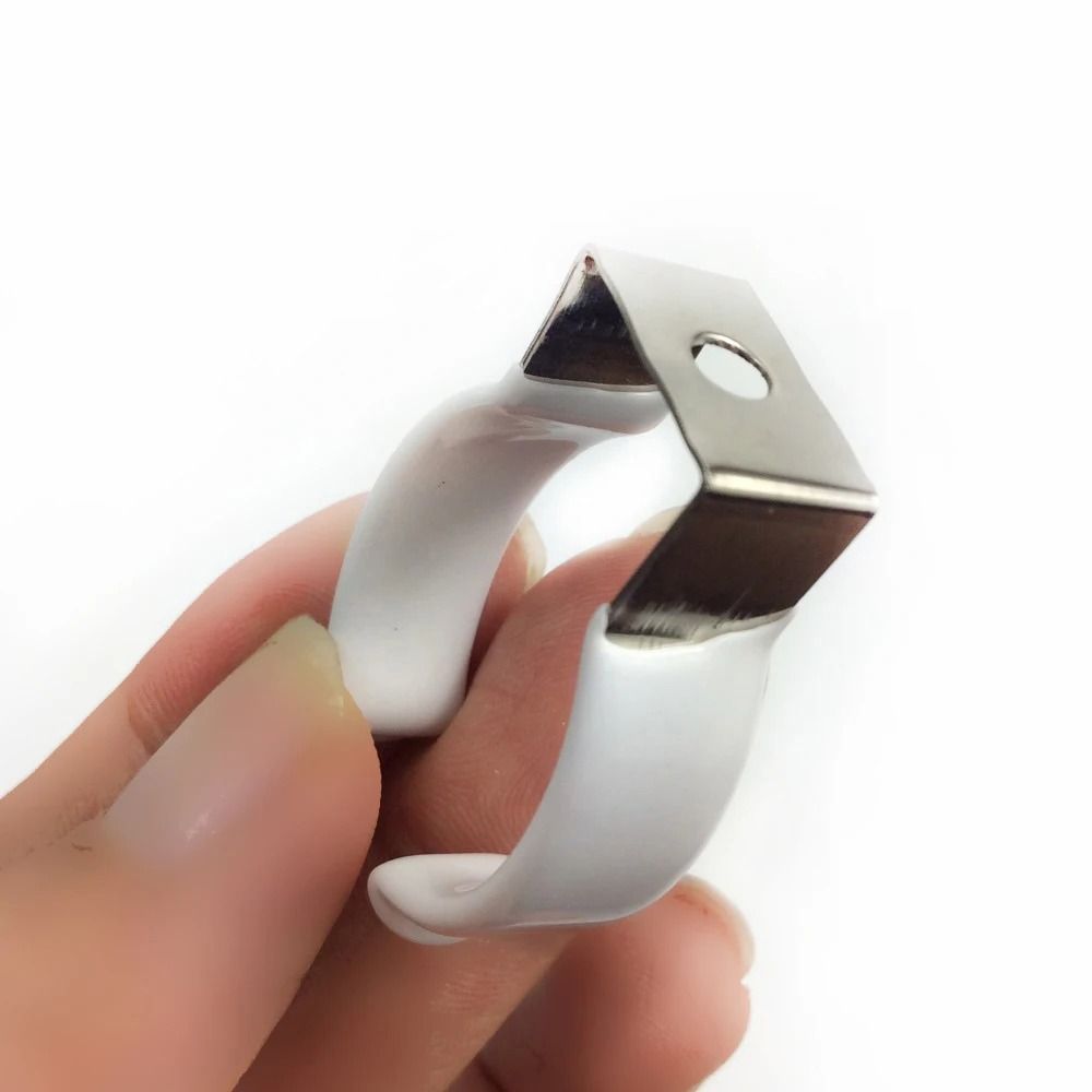 5Pcs Fixing Clips Spring Terry Clip With Rubber Protection Base Tool Lamp Tube Clip T3/T4/T5/T6/T7/T8/T9/T10 Clamp Holders