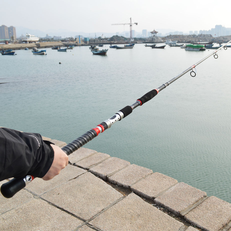 TOMA Lure Weight 70-250g Sea Boat Jigging Fishing Rod 1.8M 1.95M 2.1M 3 Sections Carbon Fiber Saltwater Spinning Fishing Rod