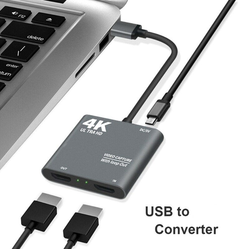 1080P 60fps Loop Out Broadcasting 4K HDMI-compatible USB3.0 Video Capture Card Conferencing Game