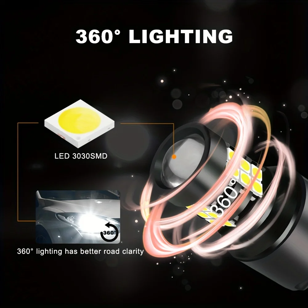 Ampoule de clignotant de voiture LED, feu de signalisation universel haute luminosité, voyant d'avertissement, lumière de sécurité nocturne, pièces de feu de signalisation de voiture