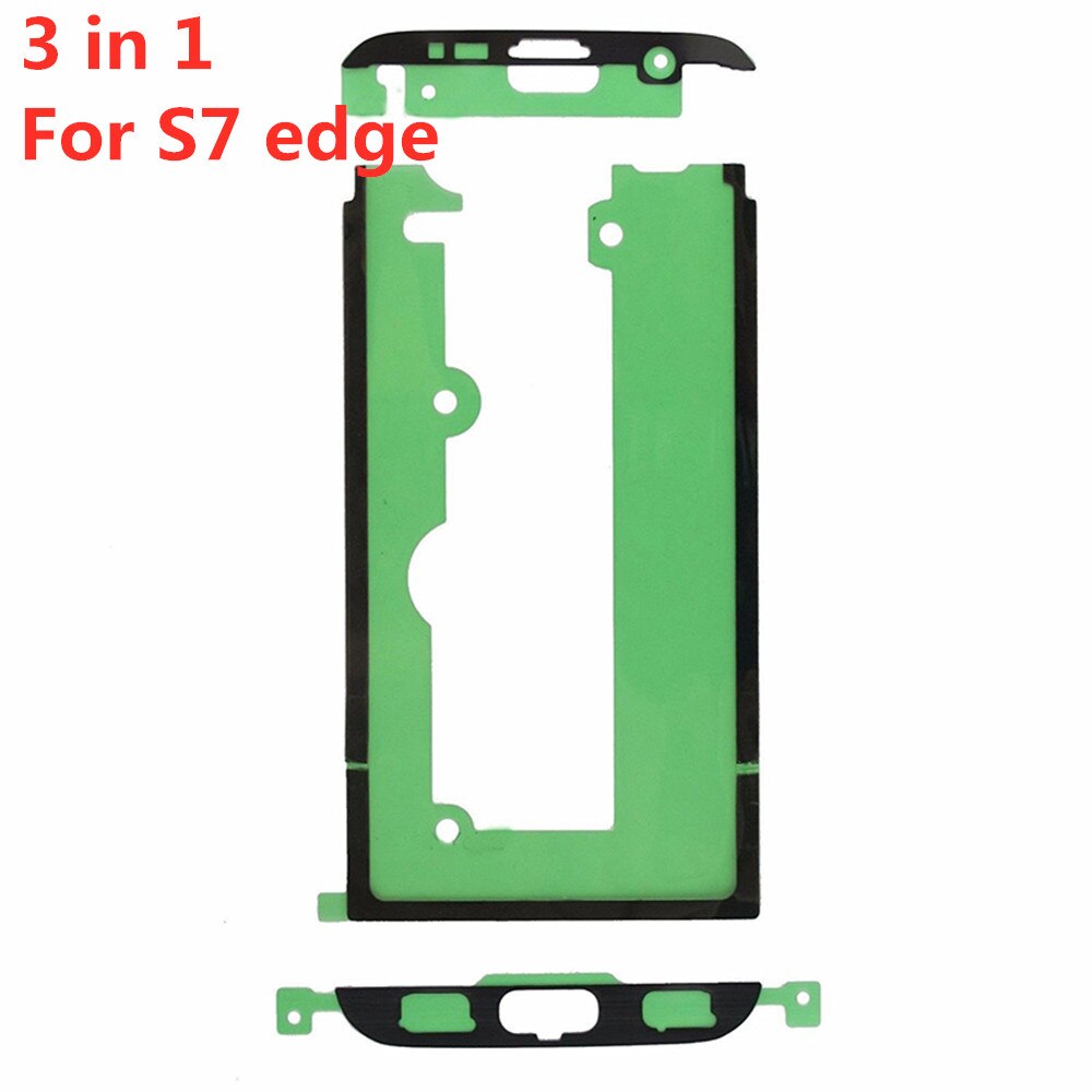 Pegamento adhesivo para Samsung Galaxy S7 Edge G935 G935F, marco de pantalla LCD frontal: 1PC Frame