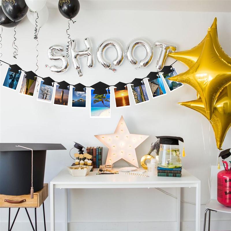 1 PC Banner Hanging Decor Banner Garland Photo Banners Party Supplies Pull Flag