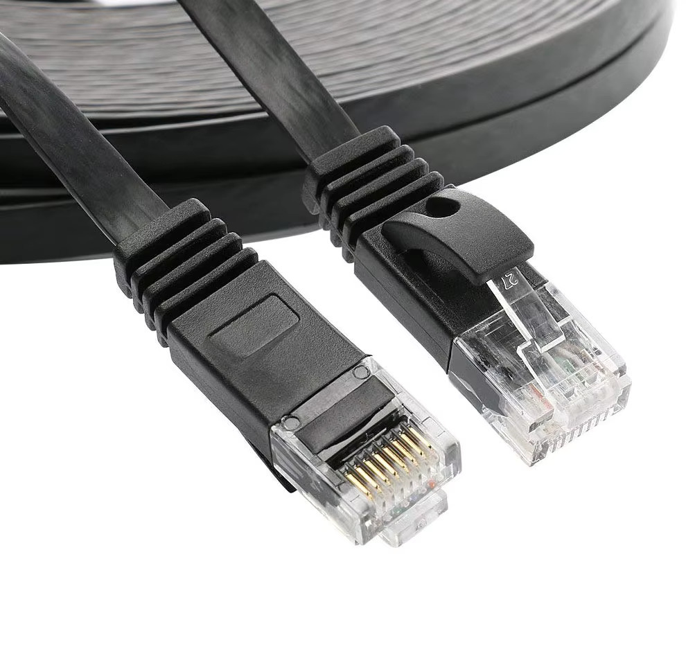 Cat 6 fladt ethernetkabel  rj45 lan-kabel netværk ethernet patchkabel cat 6 netværkskabel til computer router bærbar computer: 20m