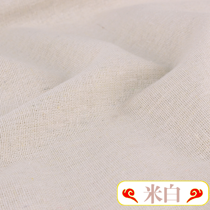 50 x 150cm enfärgat linne-bomullstyg för nålbroderi lapptäcke sömnad textilier sommarkläder ramityg: Svart