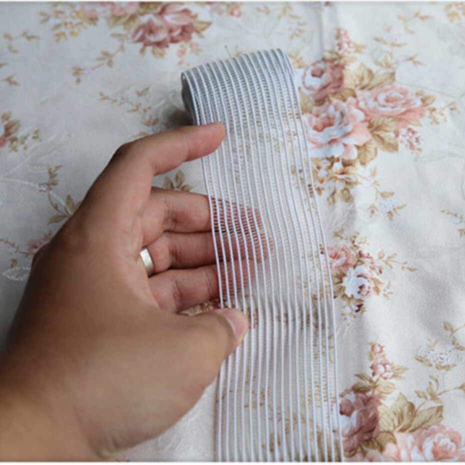 White Black 5 Meters Mesh Elastic Band 25mm 40mm DIY Clothing Rubber Band Sewing Accessories bandas elasticas elastico: white / 40mm