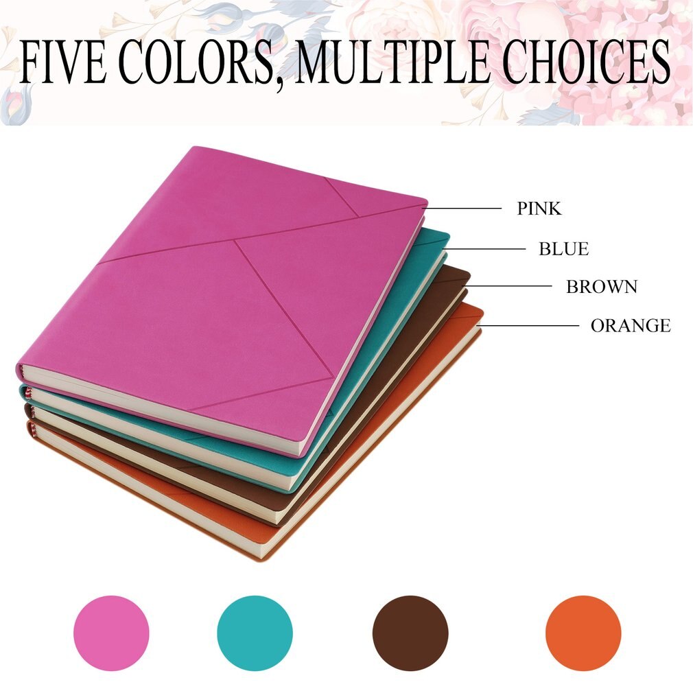 Carnet de notes en cuir souple de première pour ordinateur Portable A5
