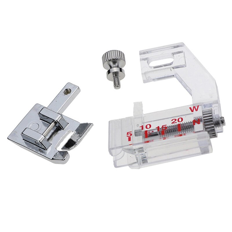 1 Pcs Verstelbare Bias Tape Binding Voet Snap On Naaivoet Voor Brother Naaimachine Accessoires