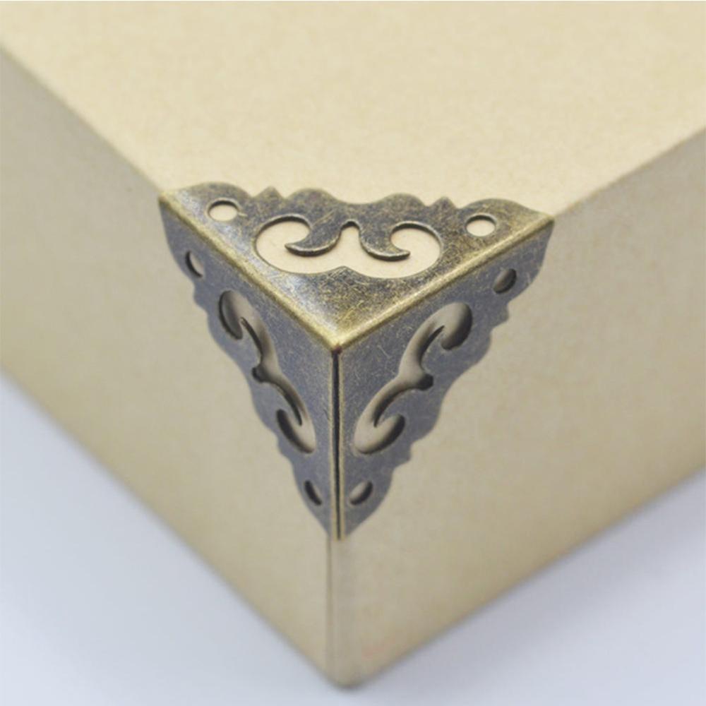 10PCS 20*20MM Iron Cover Corner Protector Auspicious Cloud Wooden Box Iron Angle Code Packaging Decoration Protection Corner