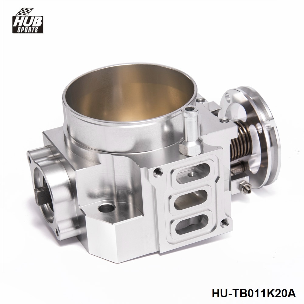 Aluminum Intake Manifold 70mm Throttle Body Silver For Honda/Acura K-Series manifold HU-TB011K20A