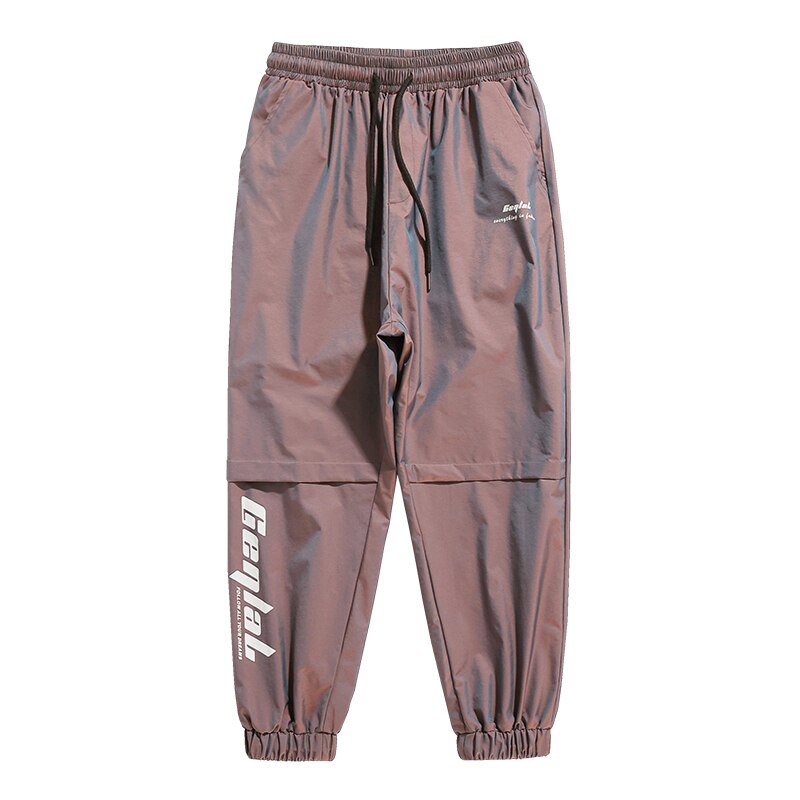Streetwear kpop klær i koreansk stil hip hop joggere menn joggebukser harajuku sport haremsbukser herreklær: Xxl / Rosa