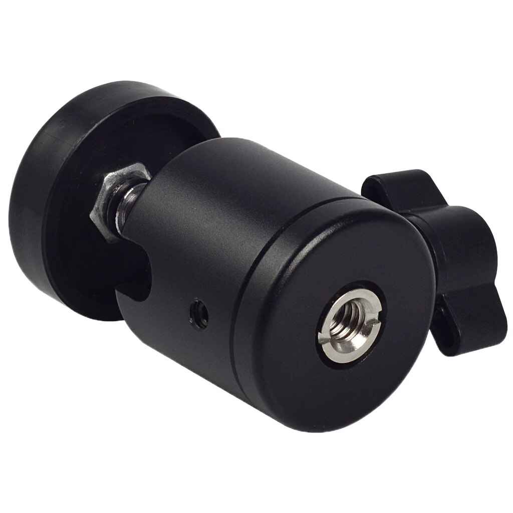 DSLR Camera Ball Head for Arca Swiss Tripod Monopod Mount, 90 Degree Rotation, Black Ball Head Bracket Holder for DSLR Camera