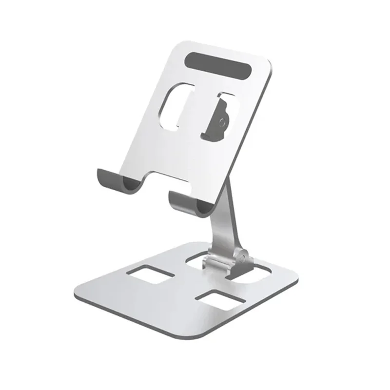 Uniwersalny przenośny uchwyt na tablet ze stopu aluminium do iPada Regulowany, elastyczny, składany, leniwy, stacjonarny stojak na telefon komórkowy na żywo: WHITE