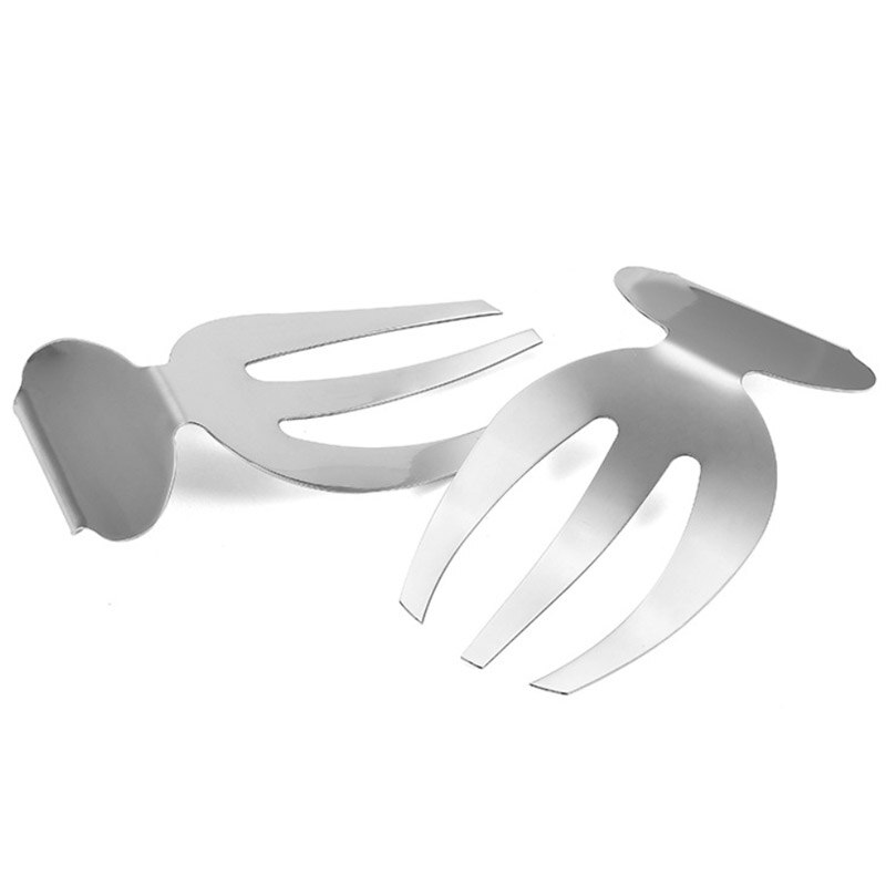 Stainless Steel Salad Claw Salad Fork Salad Hands Tosser Salad Servers Tools Kitchen Tool for Home Restaurant Party