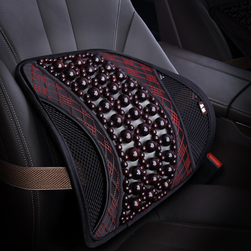 Universal- Holz Auto Zurück Unterstützung Stuhl Massage Lenden Unterstützung Taille Kissen Gittergewebe Lüften Kissen Pad Für Auto Sekretariat Heimat: D