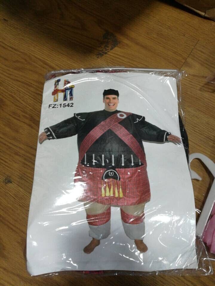 Halloween Costume Clothing AirSuits Inflatable Warrior inflatable cloth Dress Adult Chub Suit Air blown Carnival Full Set