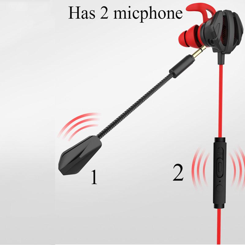 For PS4 Xbox One Nintendo Switch PUBG PC 3.5mm Wired Dynamic Gaming Earphones with Dual Mic Volume Control Gamer Headset Earbuds