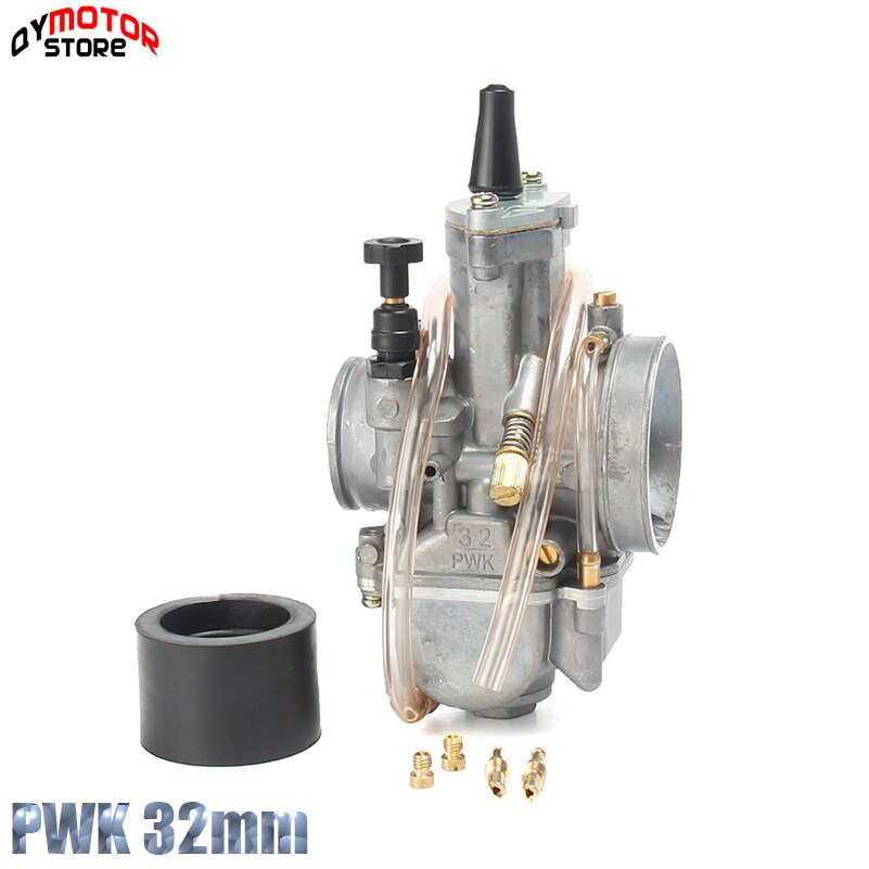 Universal Motorcycle PWK 28mm 30mm 32mm 34mm Carburetor 2T 4T Carburador For Mikuni Koso For ATV Suzuki Yamaha Honda Power Jet: 32mm