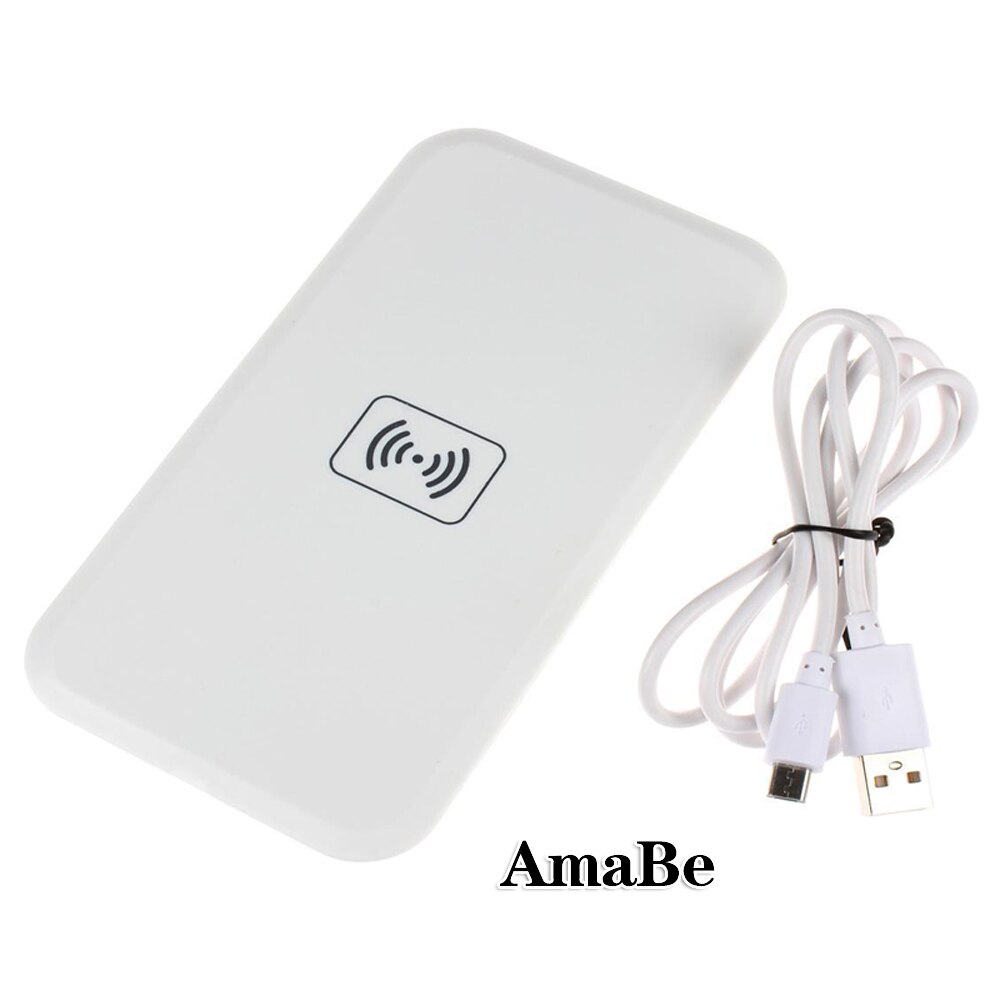 For Iphone 8/8 Plus/X/XS/XR/XS Max/ Iphone 11 / 11 Pro / 11 Pro Max QI Quick Wireless Charger USB Fast Charging Pad Dock: white