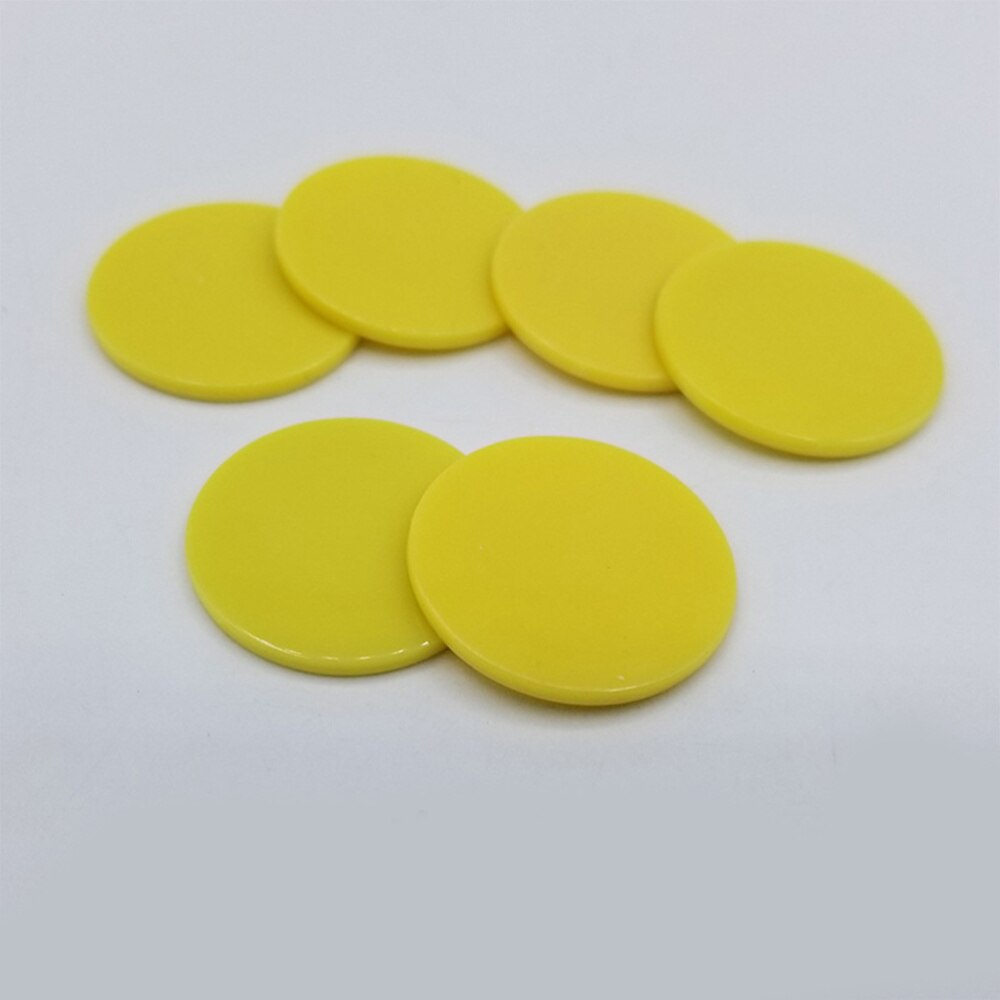 100Pcs Ronde Game Chips Tellen Ronde Stukken Acryl Gekleurde Plakjes Bingo Chips Games Supplies Voor Home Shop Bar