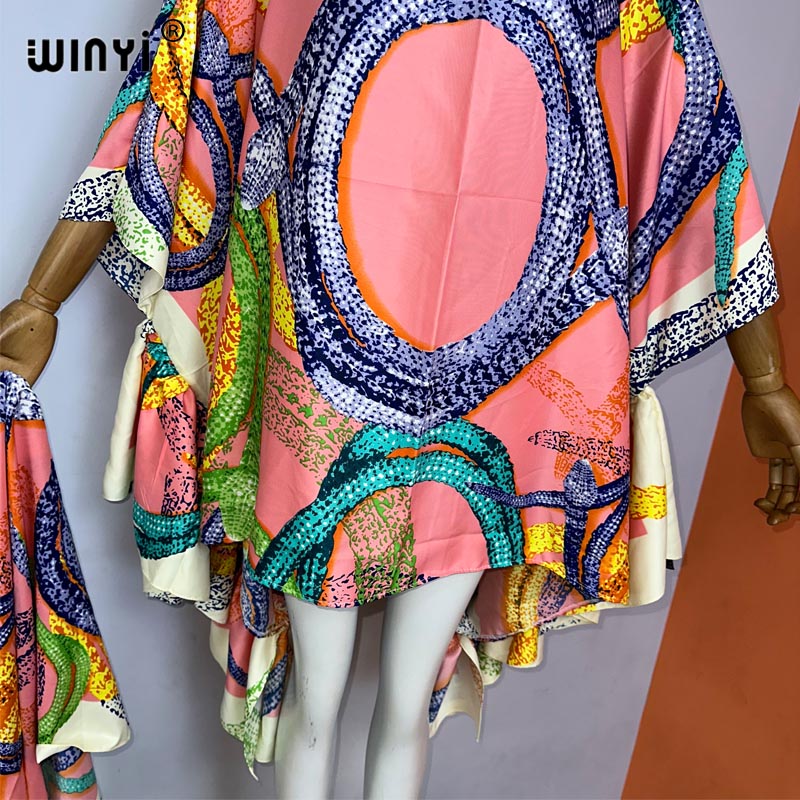 Winyi vardagskostym bohemisk strand boho tryck damshorts kostym strandöverdrag  up 3 -delat set för kvinnor