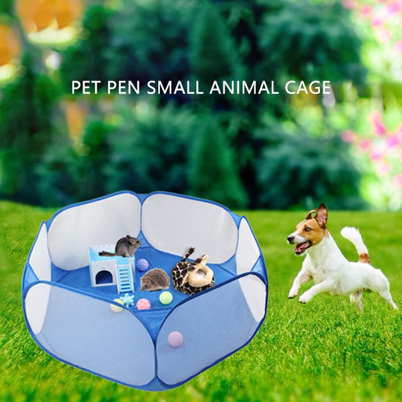 Parque para Mascotas Pop abierto interior al aire libre jaula de animales pequeños juego valla para hámster o niños jugar tienda de campaña piscina Casa de juego