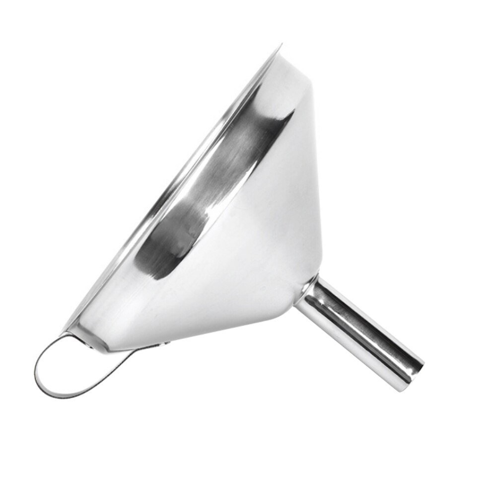 Durable Stainless Steel Funnel Pouring Oil Liquid Decanting Funnel Jam Strainer Easy To Clean Canning Kitchen Tools: M