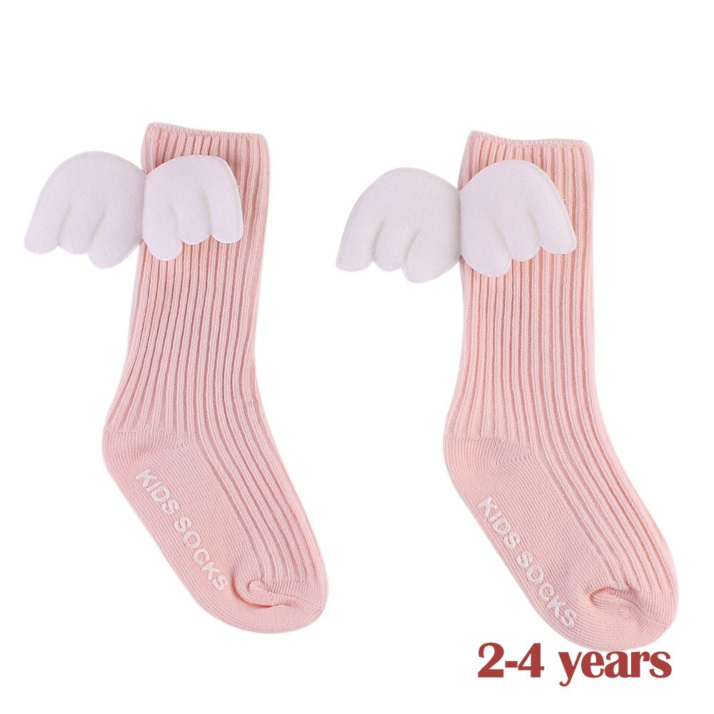 Baby Nette Engel FlüGel Arten Socken Kleinkind Nicht-Unterhose Baby Mädchen Kurze Socken 0 zu 48 monate 0 zu 2 jahre alt Baby: rosa 2-4Y