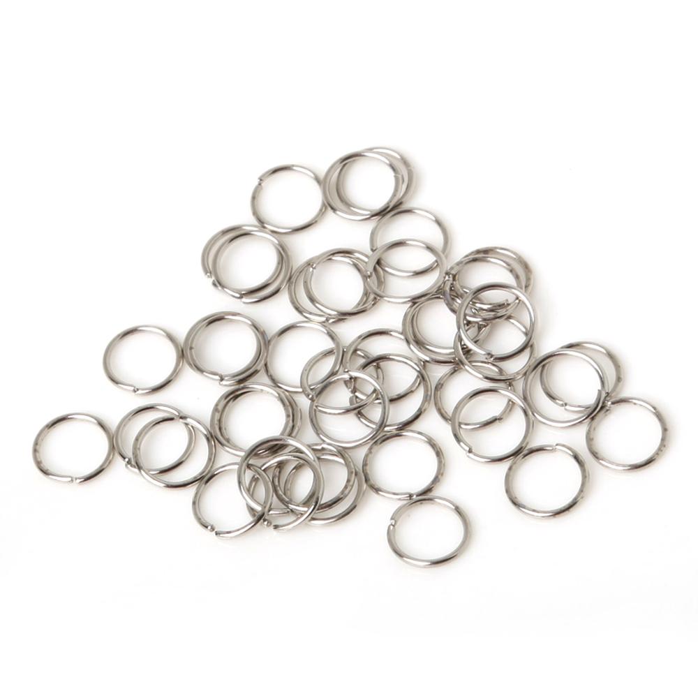 3 4 5 6 7 8 10 mm Gold Silver Color Open Jump Rings Split Rings Connectors For DIY Jewelry Making Bracelet Findings