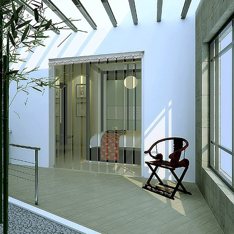 1Stck Bausatz PVC Streifen Vorhang Tiefkühlraum Lagerbier Hängen Schiene Bildschirm Transparente Vorhang Winddicht Wärme Beständig Tür Vorhang