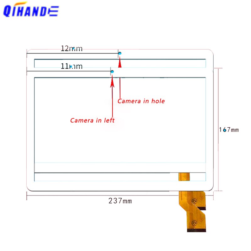 Neue 10,1 ''zoll Tablet touchscreen 2.5D Für FENGXIANG MTK8752 digitizer glas reparatur panel touch sensor touch