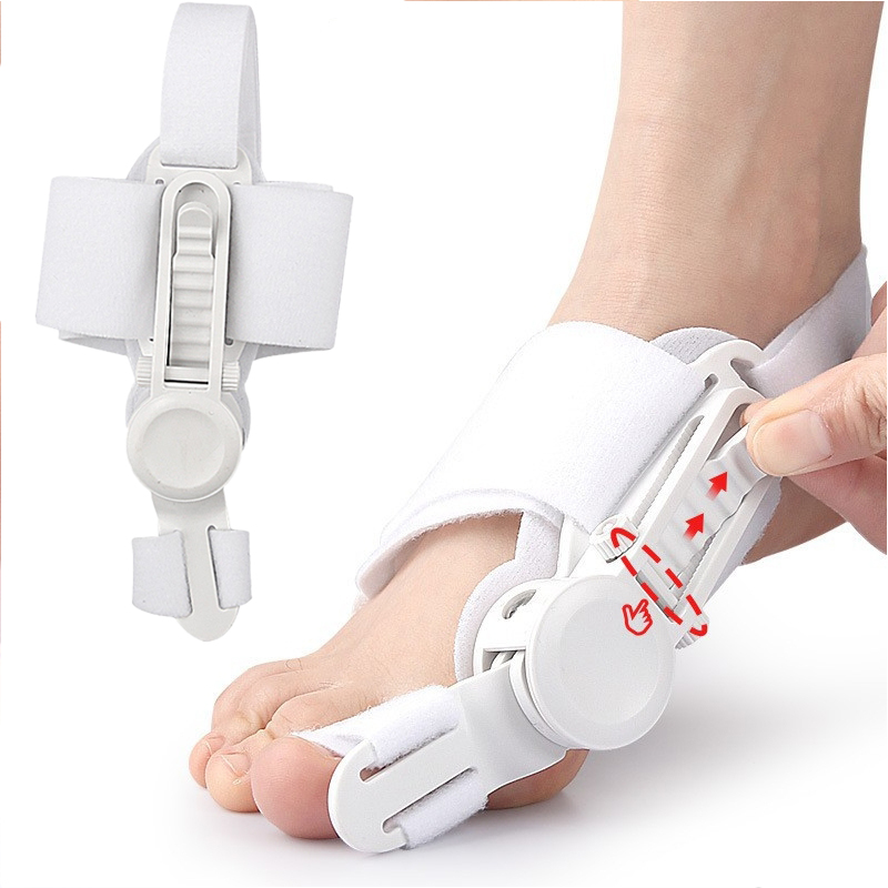 Hallux Valgus Corrector Ballenzehen für Zehen Corrector Fuß Finger Separator Zehenspreizer Fußpflege Bunion Corrector: Grau