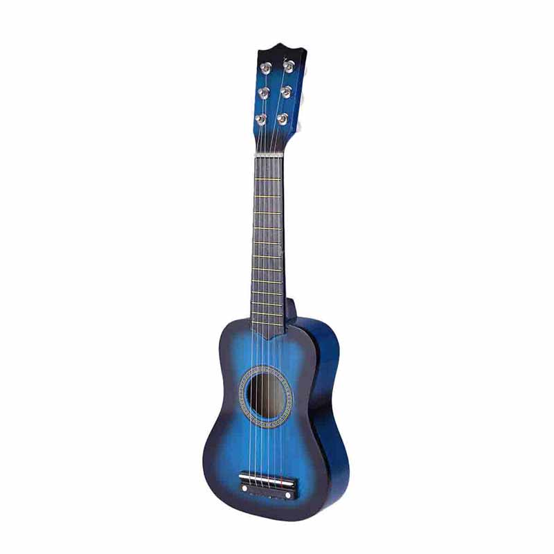 Mini 21 inch Wooden Acoustic Guitar Classical Guitar Musical Instrumental Starter Beginner Music Lovers Kids Musical Instruments: Blue