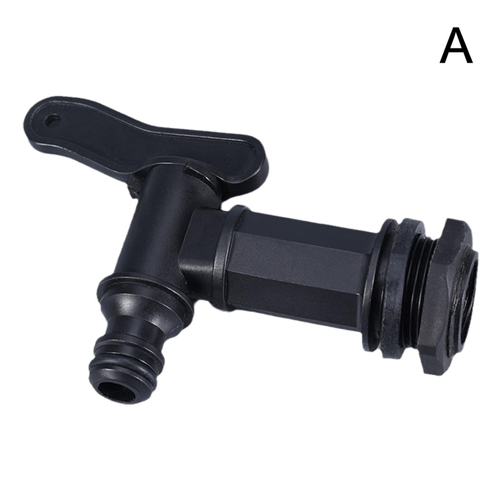 Water Butt Tap Adapter Home Garden Faucet Adapter Durable Plastic Faucet Garden Water Barrel Water Tank Spout Valve: Default Title